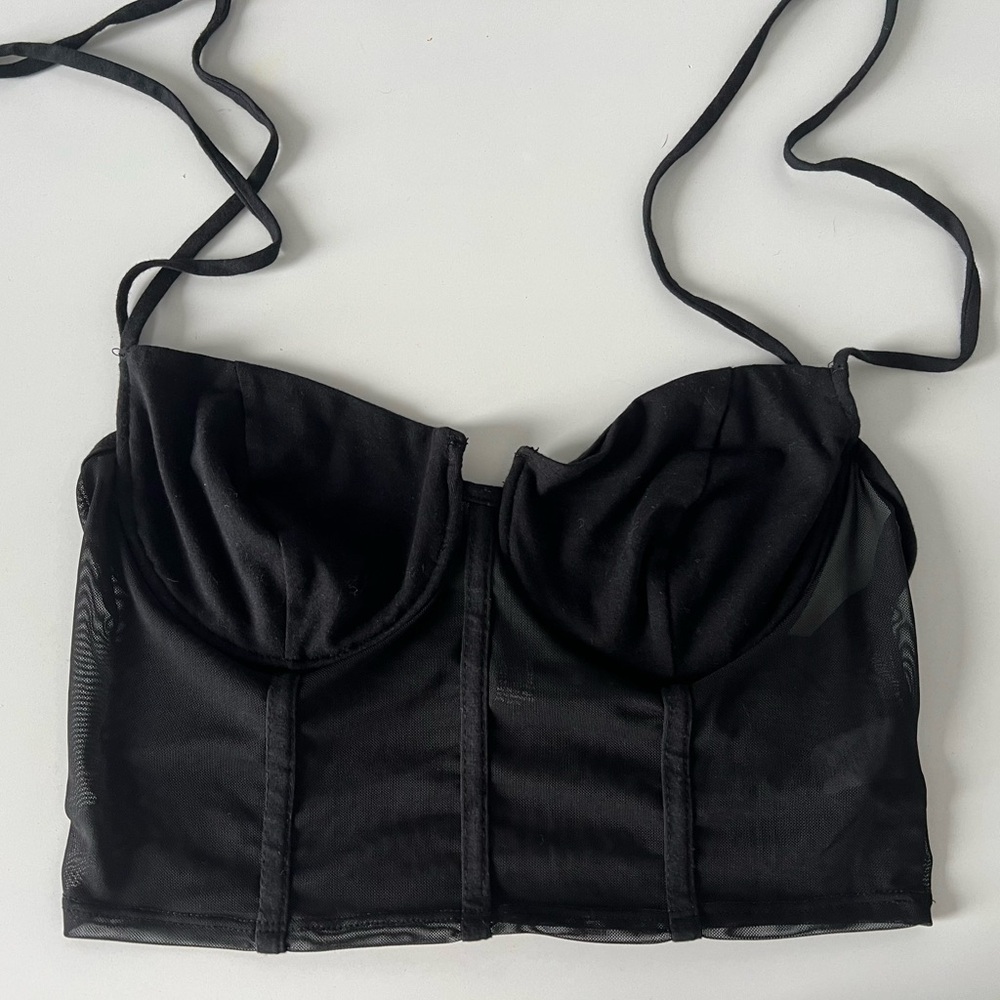 SEE THROUGH CORSET